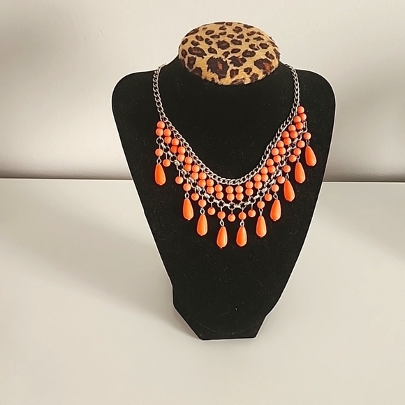 Jewelry - pink  boho  bib necklace